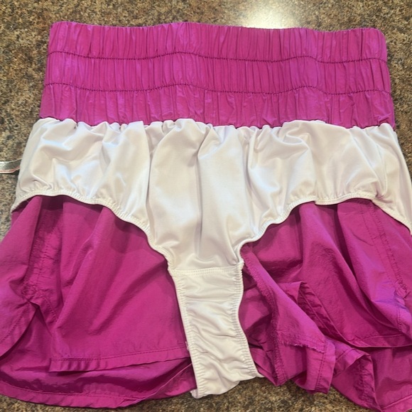 Free People Movement The Way Home Shorts Pink Pull On High Rise Womens Size L - Picture 9 of 11